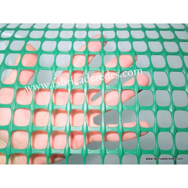 MALHA PLÁSTICA QUADRADA VERDE 1,6cm x 1,6cm 610 grs