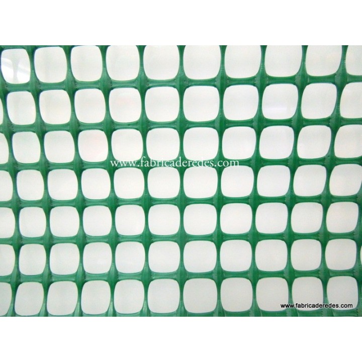 SQUARE PLASTIC MESH GREEN 1,6cm x 1,6cm 610 grs