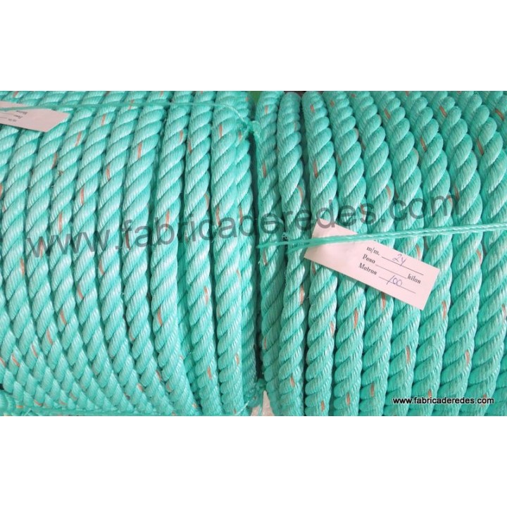 CORDA POLYSTEEL 24mm x 100 mts