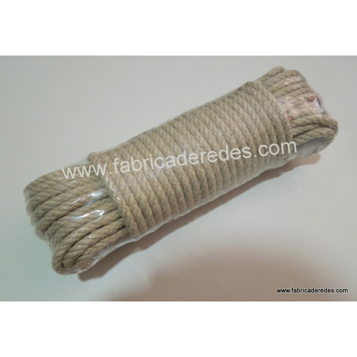 6mm hemp rope in skeins from 15 to 40 meters