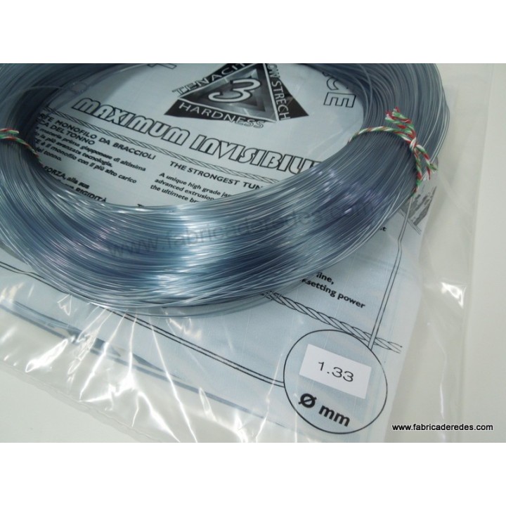 Triple forza 133mm x 1000 metros Monofilamento asso