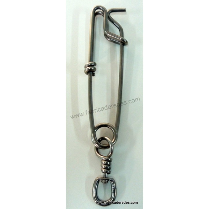 Mosqueton inox con giratorio 3.5x125 + S/S SBL