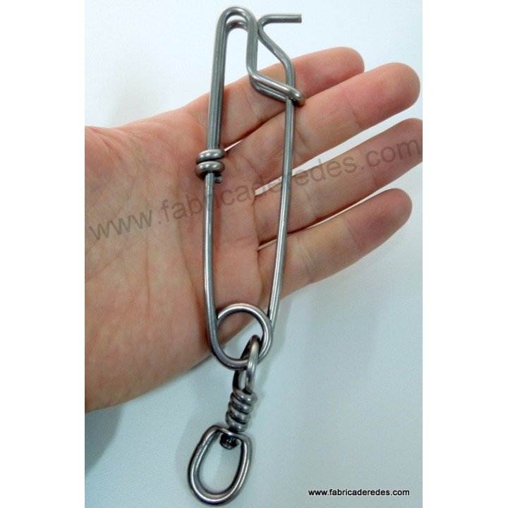 Mosqueton inox con giratorio 3.5x125 + S/S SBL