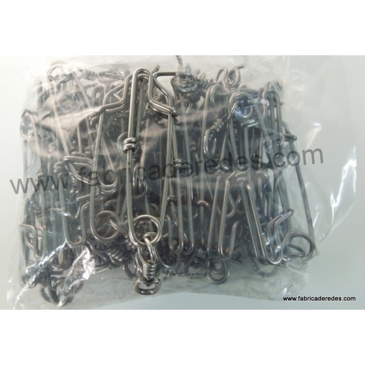 Mosqueton inox con giratorio 3.5x125 + S/S SBL