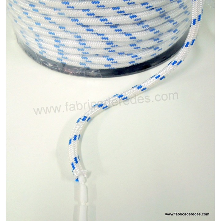 Cabo flotante 10mm Blanco-azul