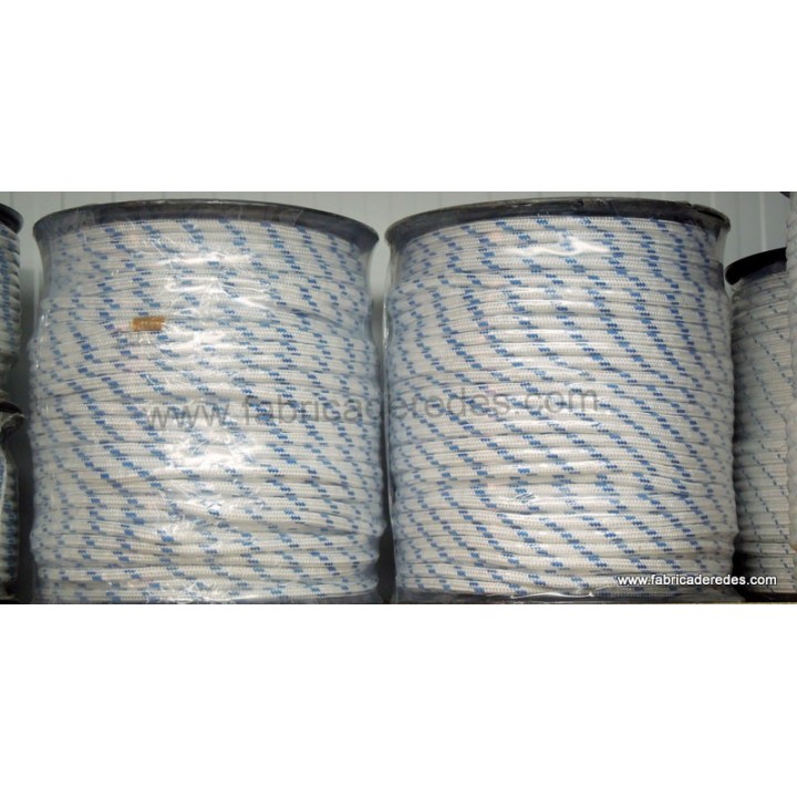 Cabo flotante 10mm Blanco-azul