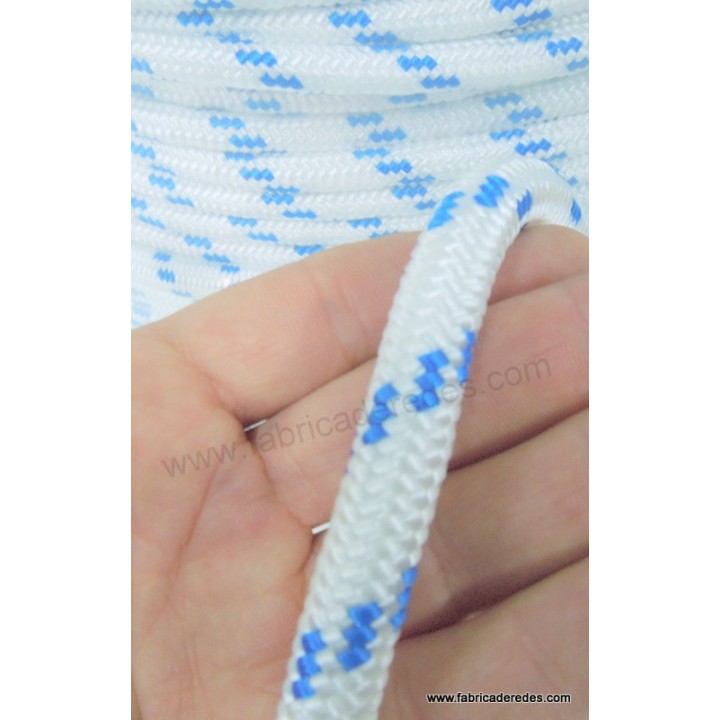 Cabo flotante 10mm Blanco-azul