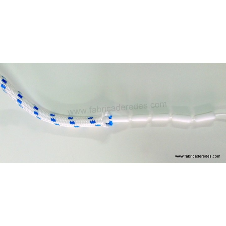 Cabo flotante 10mm Blanco-azul