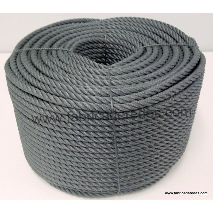 Cuerda polietileno 12mm x 200mts gris