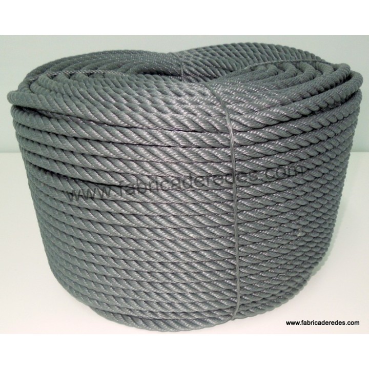 Cuerda polietileno 12mm x 200mts gris