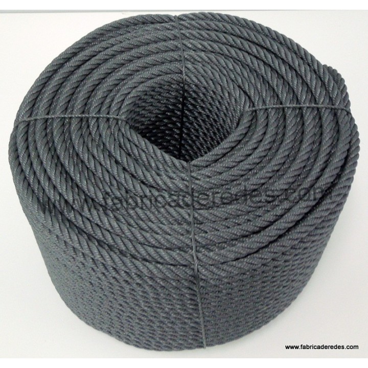 Cuerda polietileno 12mm x 200mts gris