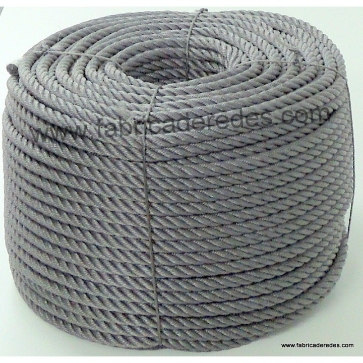 Cuerda polietileno 14mm x 200mts Gris