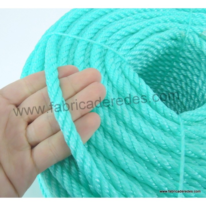 Cuerda polietileno 10mm x 200mts verde
