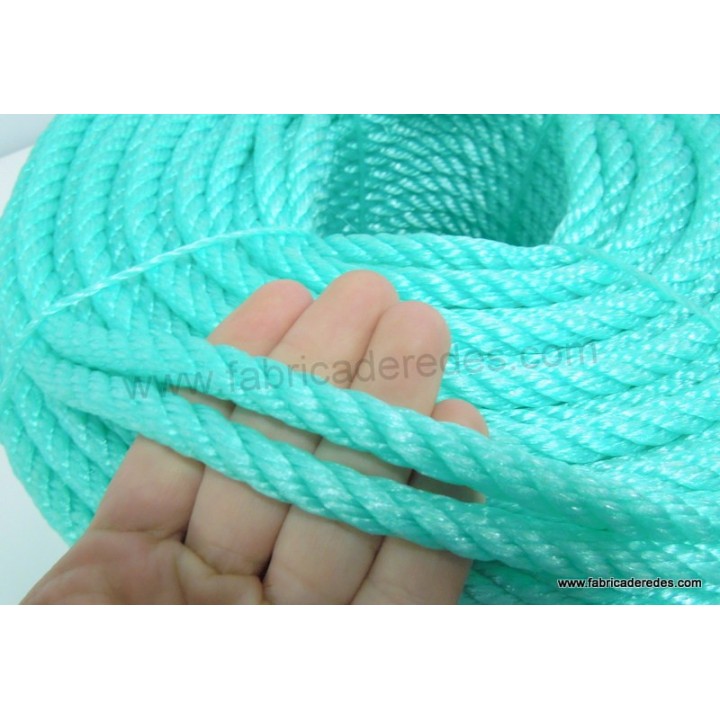 Cuerda polietileno 10mm x 200mts verde