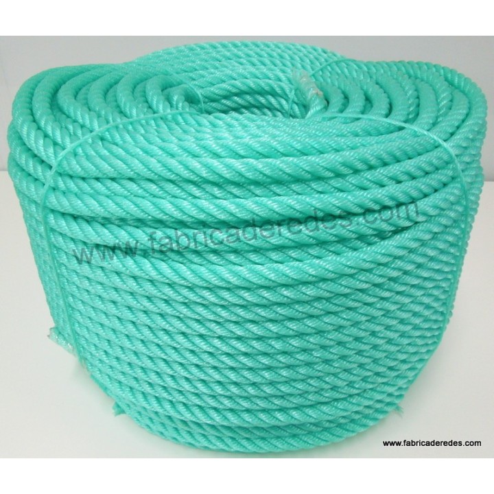 Cuerda polietileno 14mm x 200mts verde