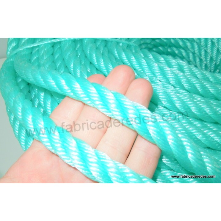 Cuerda polietileno 14mm x 200mts verde