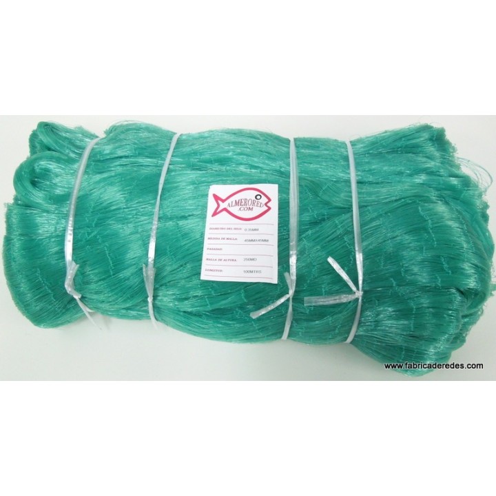 Red 0.35mm x 45mm x 250md x 100 mts