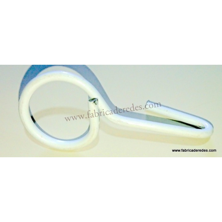 Gancho alambre plástico