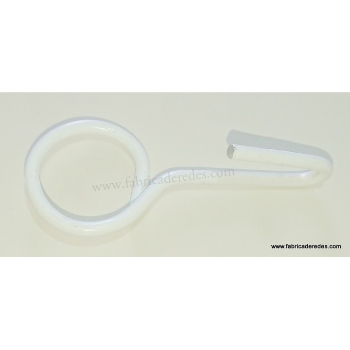 Gancho alambre plástico