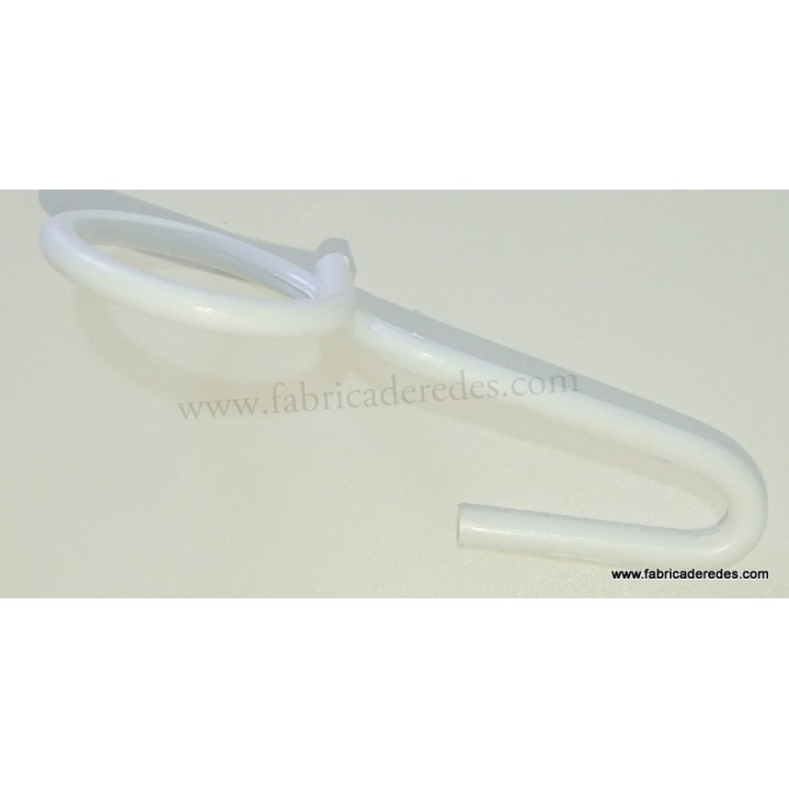 Gancho alambre plástico
