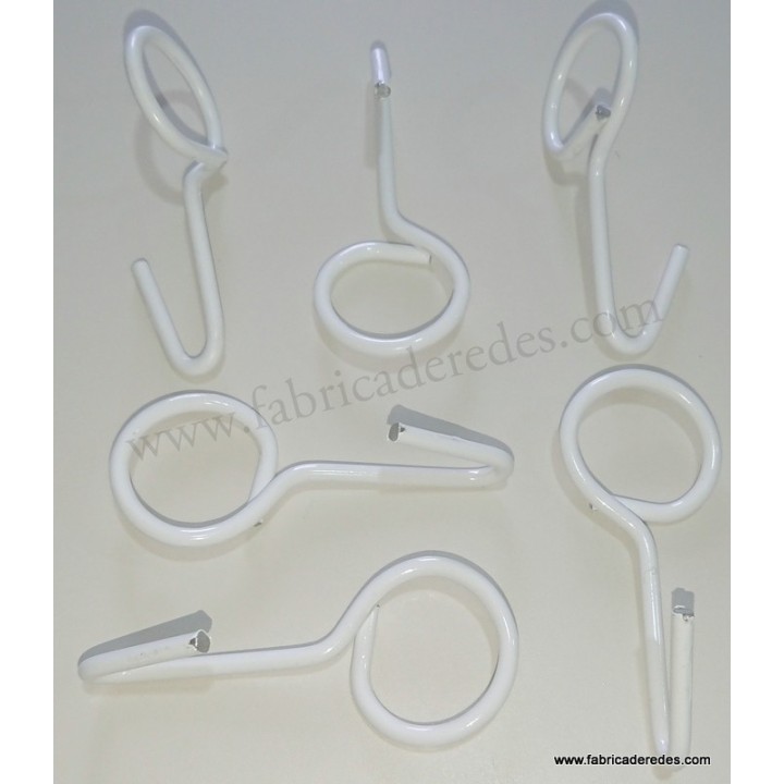 Gancho alambre plástico
