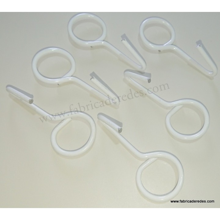 Gancho alambre plástico