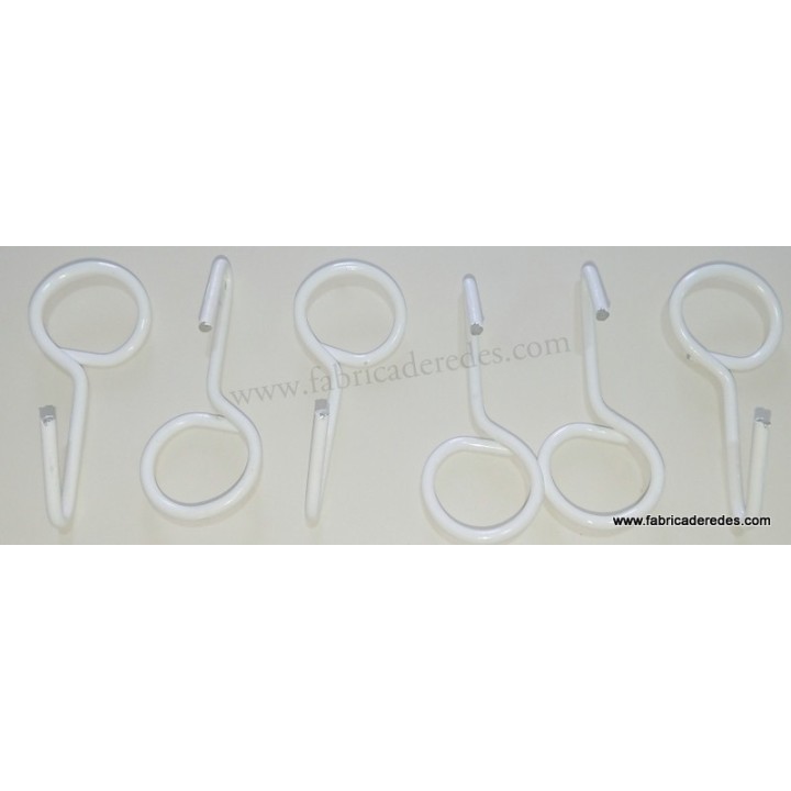 Gancho alambre plástico