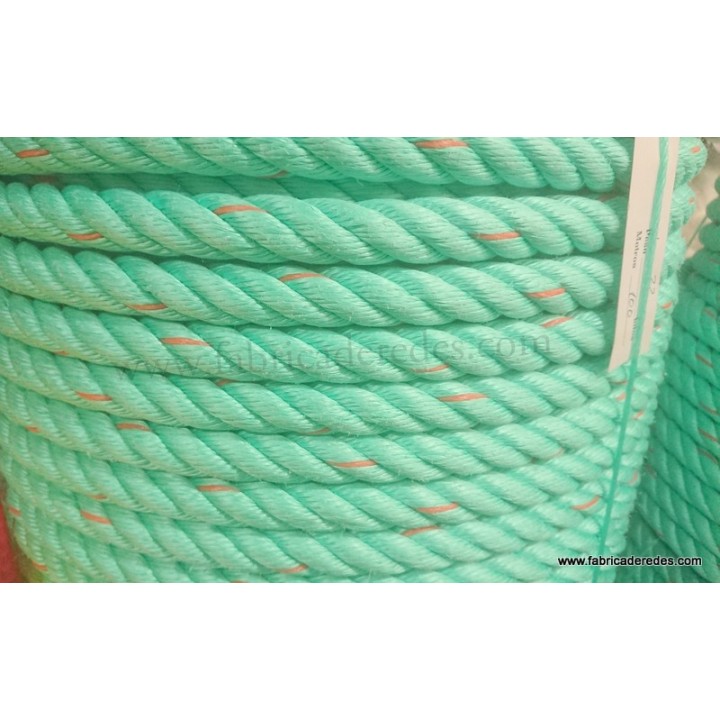 Cuerda polysteel 22mm x 100 mts