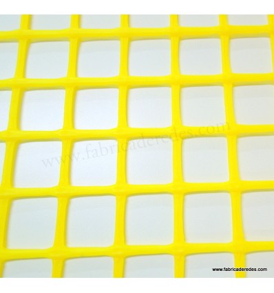 Malla plástica cuadrada Amarilla 3cm x 3cm 750 gramos