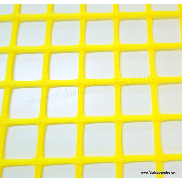 Malla plástica cuadrada Amarilla 3cm x 3cm 750 gramos