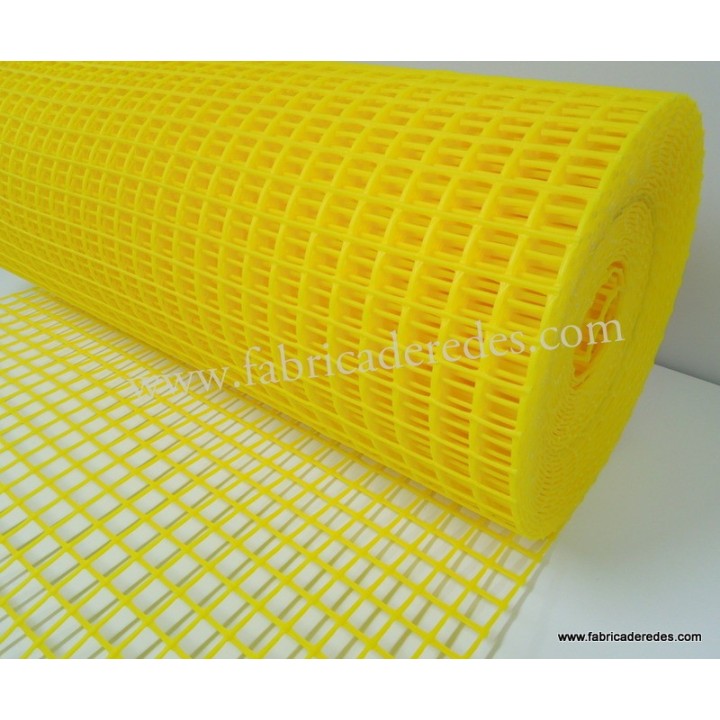 Malla plástica cuadrada Amarilla 3cm x 3cm 750 gramos