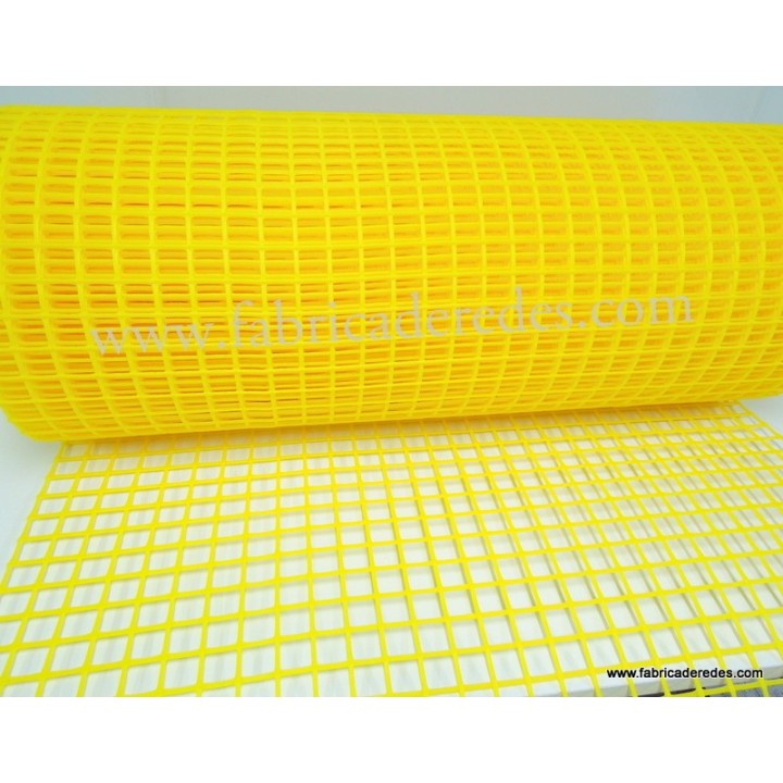 Malla plástica cuadrada Amarilla 3cm x 3cm 750 gramos