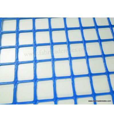 Malla plástica cuadrada Azul 3cm x 3cm 450 gramos
