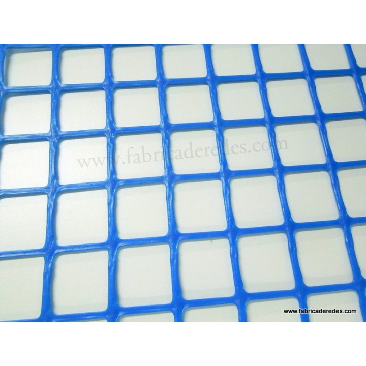 Malla plástica cuadrada Azul 3cm x 3cm 450 gramos