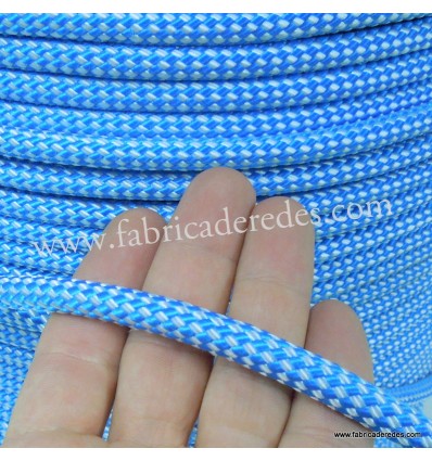Corda in nylon intrecciato 10mm x 100 metri blu