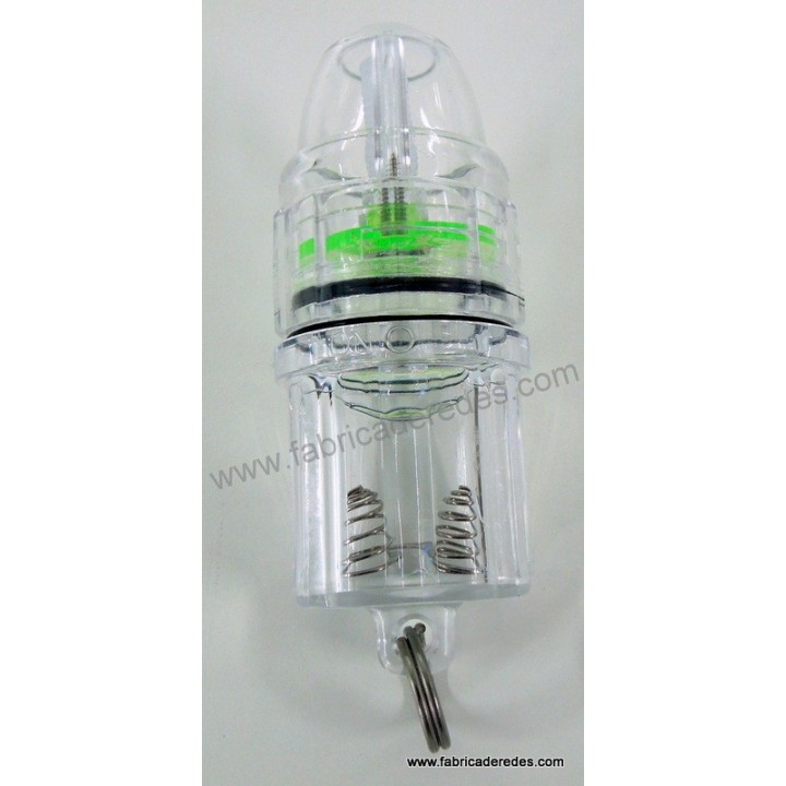 Luz de pesca Verde y multicolor