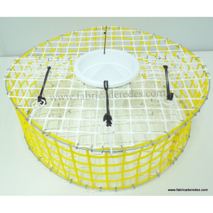 Nasa pulpo chata amarilla y blanca