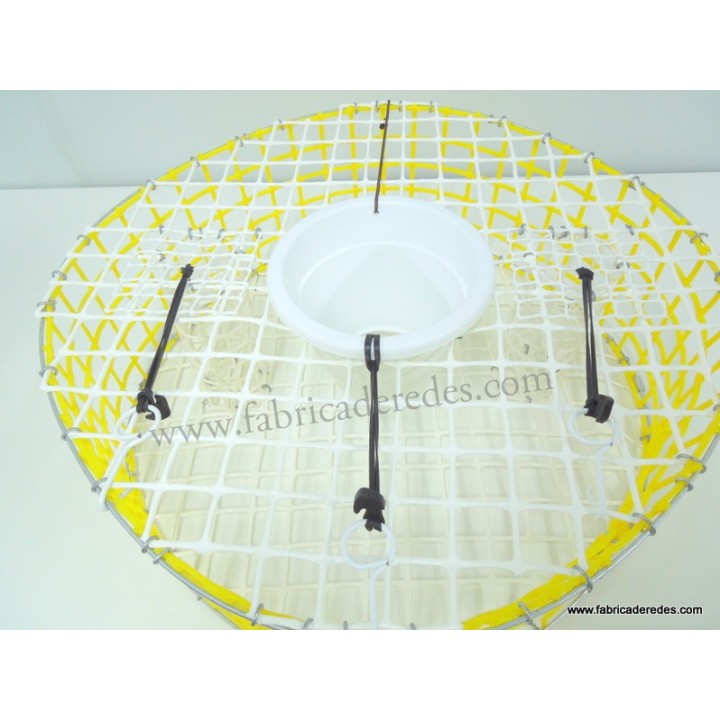 Nasa pulpo chata amarilla y blanca