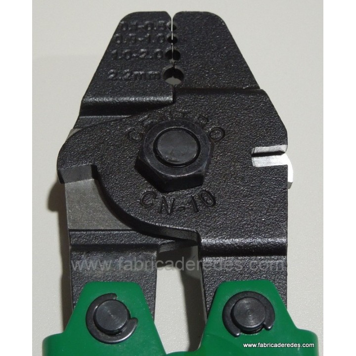 Alicate mini crimprer hand CN 10 verde