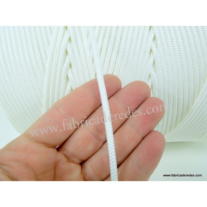 Cabo nylon 4mm x 500 metros Blanco