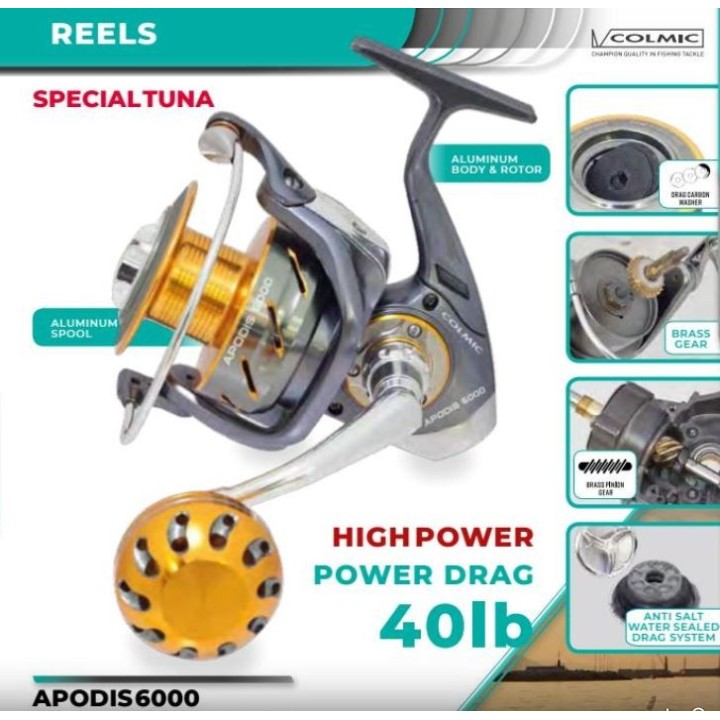 Carrete apodis 6000