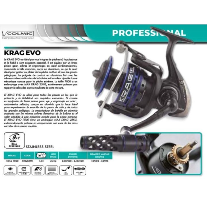 Carrete KRAG EVO 7000 Colmic