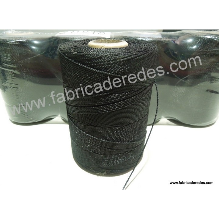 fio nylon 210/18 torcido preto braço rede de pesca