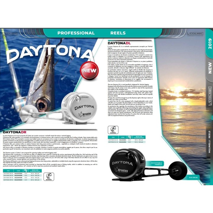 MOULINET daytona DL 20- DL 40 Colmic (9+2)