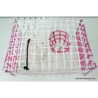 Nasa de pulpo BLANCA Y ROSA