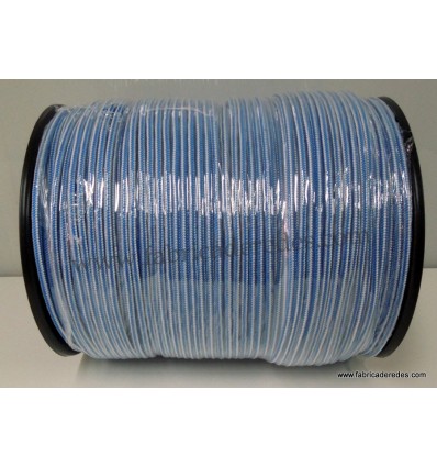 Corde en fil de soie en polypropylène, corde en nylon colorée, corde  tressée creuse, ceinture d