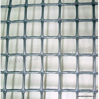 Square mesh Gray silver 3cm x 3cm 650 grams