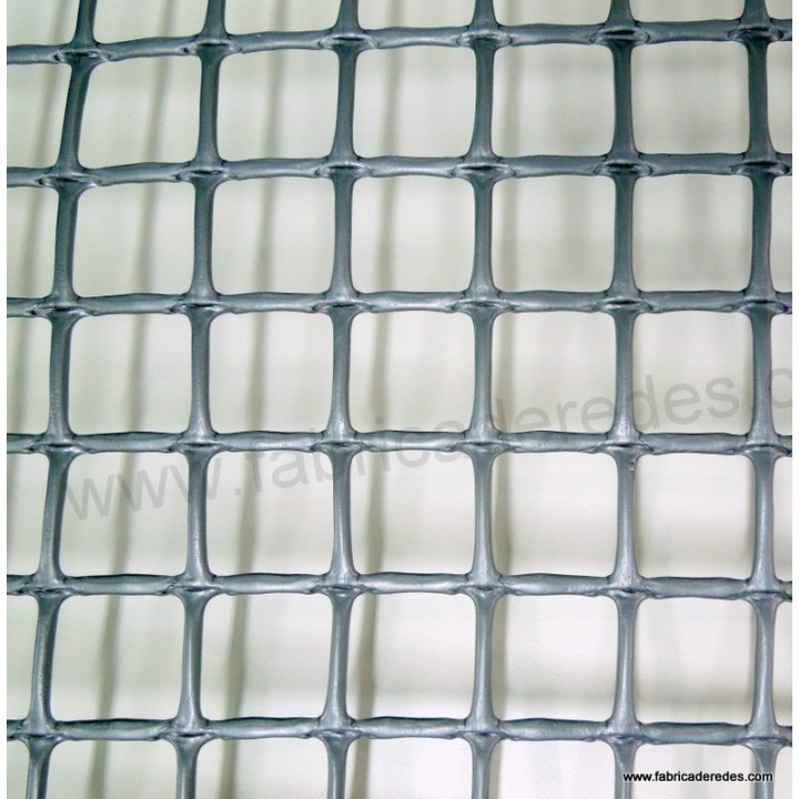 Square mesh Gray silver 3cm x 3cm 650 grams
