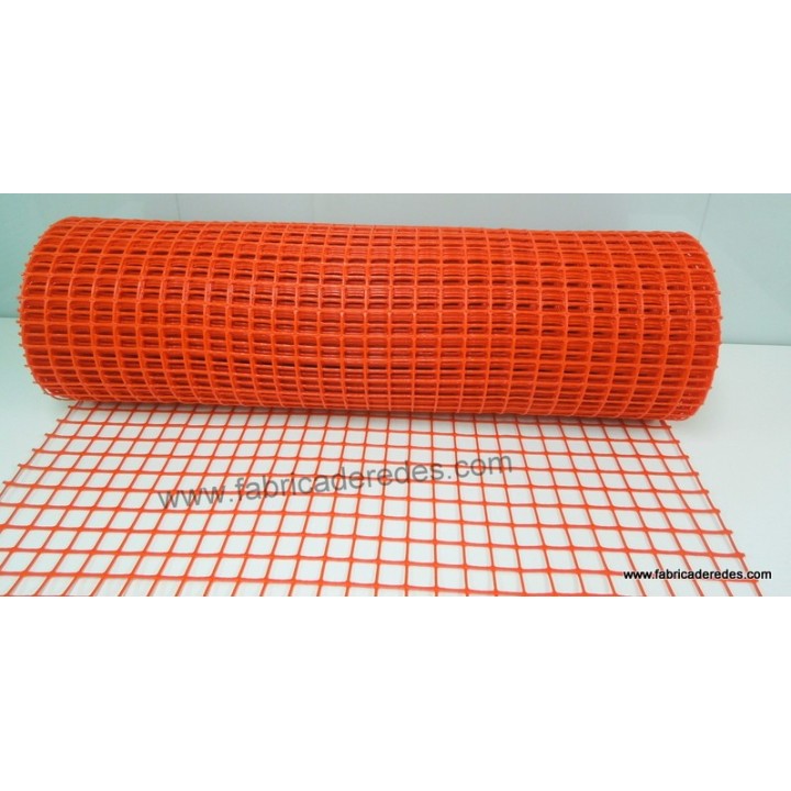 Malla cuadrada NARANJA 3cm x 3cm 450 gramos