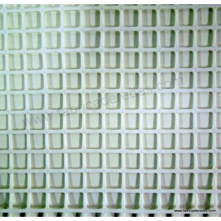 Malla cuadrada blanca 1,8cm x 1,8cm 620 gramos